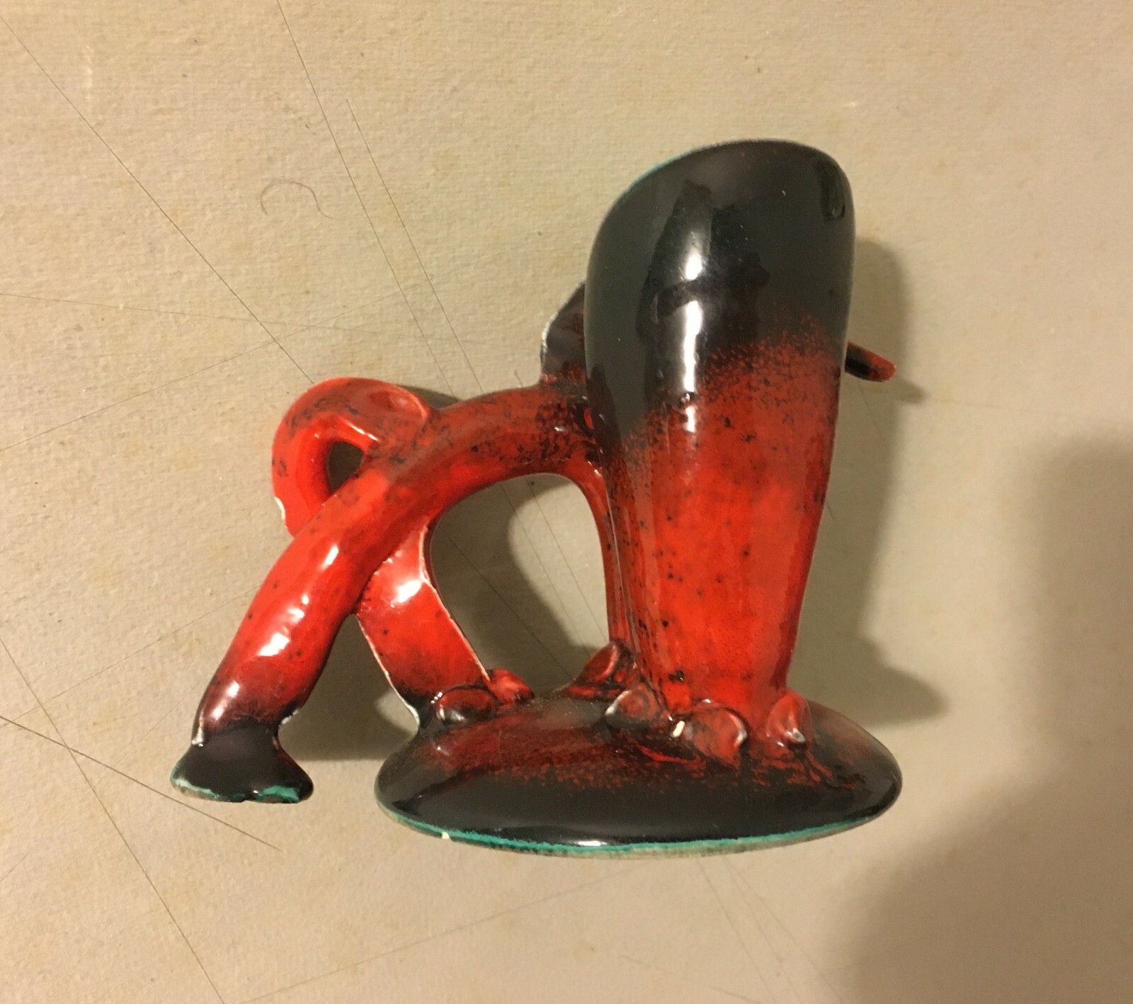 Soprammobile Da Collezione, Scultura In Ceramica, Animale Stilizzato