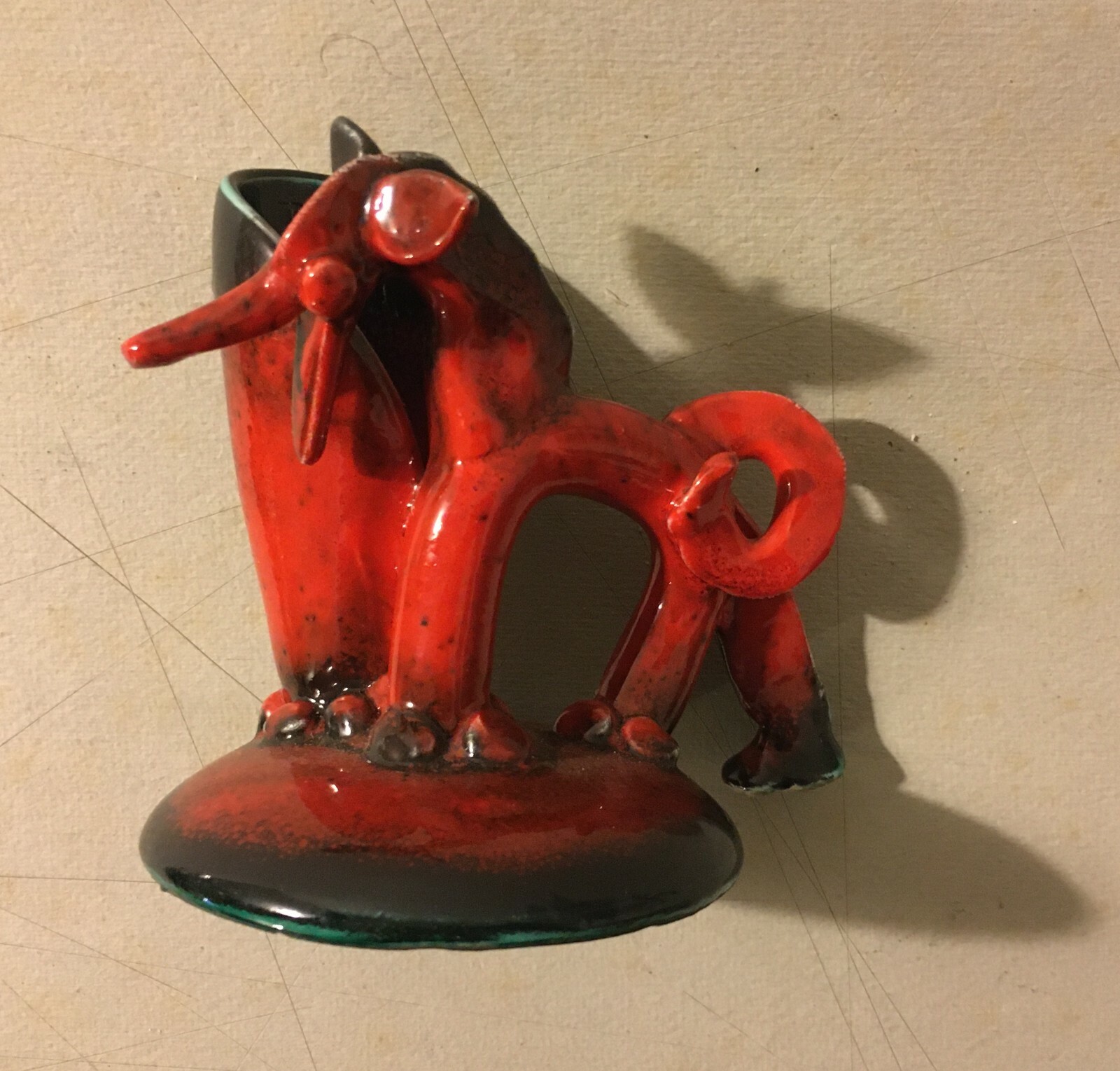Soprammobile Da Collezione, Scultura In Ceramica, Animale Stilizzato