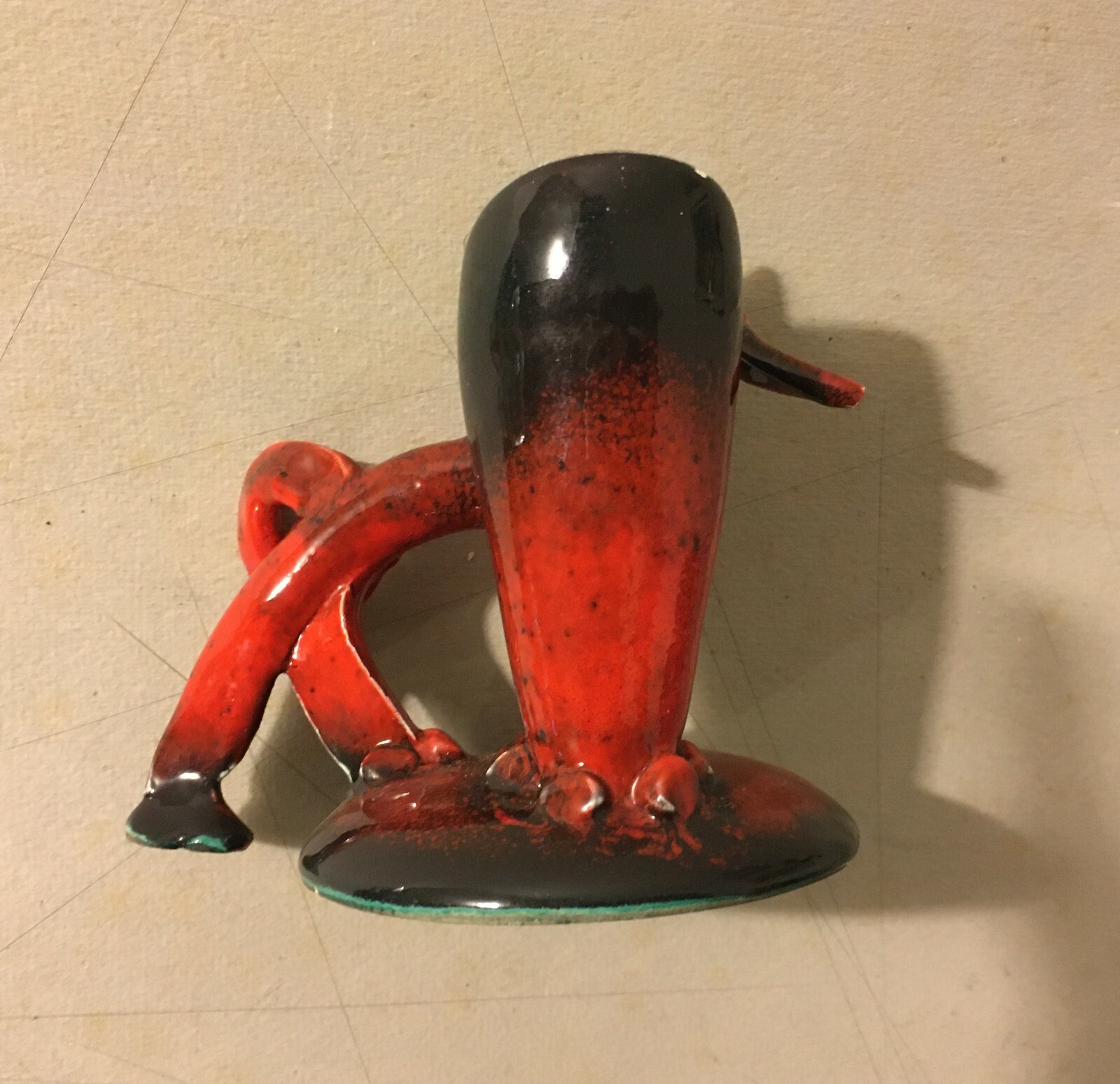 Soprammobile Da Collezione, Scultura In Ceramica, Animale Stilizzato