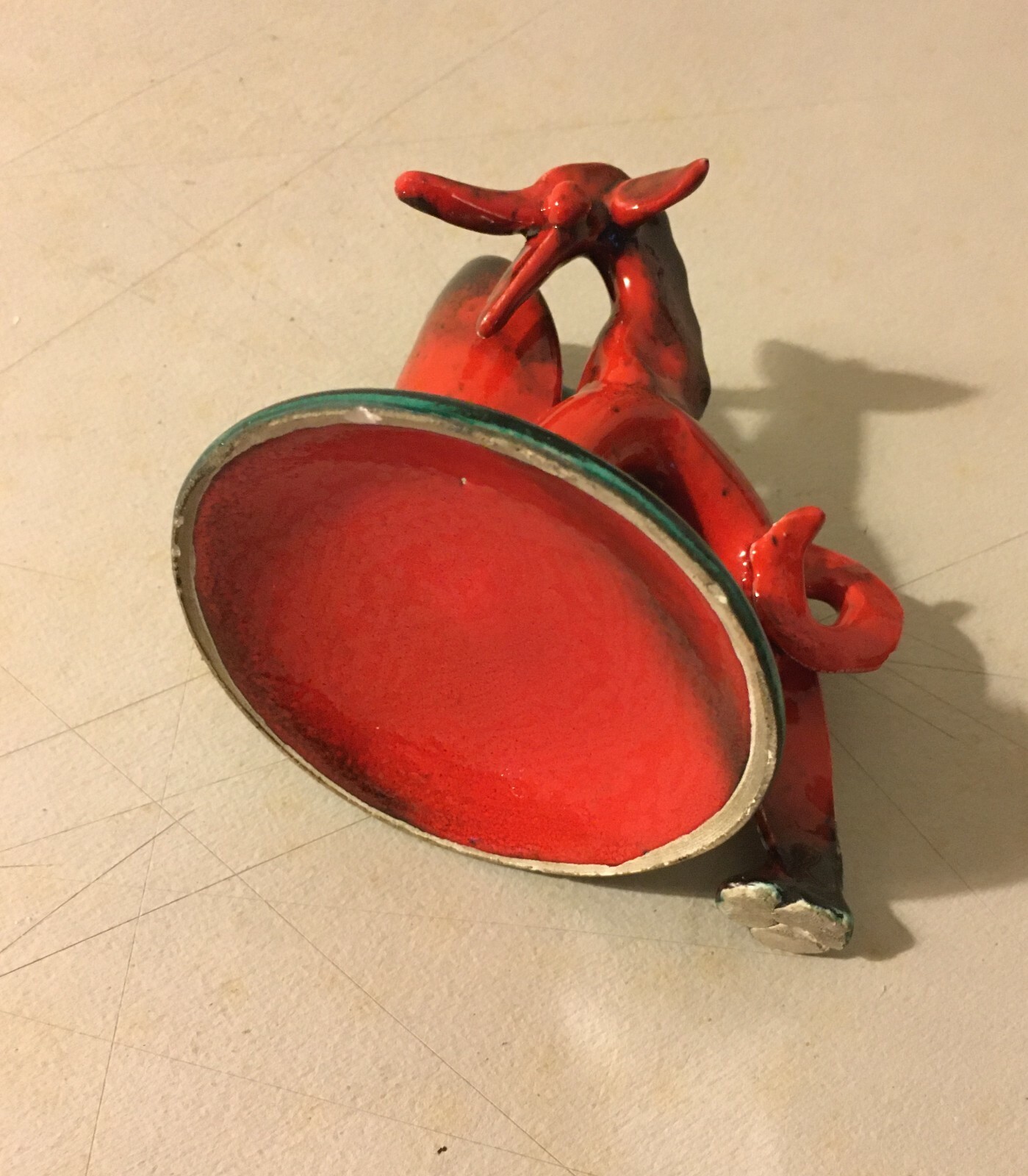 Soprammobile Da Collezione, Scultura In Ceramica, Animale Stilizzato