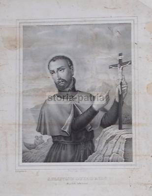 Napoli Antica Stampa Popolare Devozionale: San Francesco Saverio, Indie E Missioni