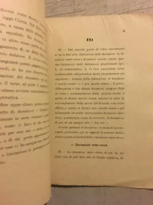 Legal, Notaries, Donations, Marche, Urbino, Vanni, Roman Law, 1919
