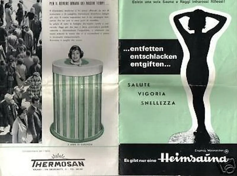 Sanitary Aesthetic Sauna, Sauna Equipment: Illustrated Advertising Brochure