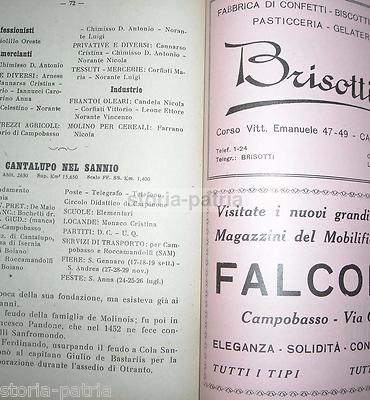 1947 Annuario Della Regione Molise   De Lisio E Scocchera