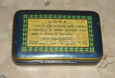 Medicina, Farmacia, Digestione: Antico Astuccio Pubblicitario Bertelli d'Epoca