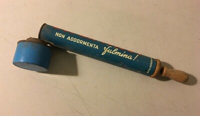 Igiene Insetticida DDT Prato Benelli: Latta Pubblicitaria E Spruzzatore d'Epoca