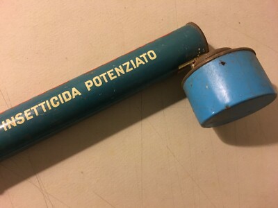 Igiene Insetticida DDT Prato Benelli: Latta Pubblicitaria E Spruzzatore d'Epoca