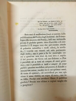 Una Lacerazione Ed Una Rimendatura: Replica Alle Servitù Prediali Di Luigi Morra, Michele Praus E Rumy Ligneville (1846)