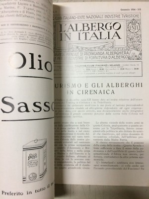 L'Albergo In Italia   Gennaio 1934