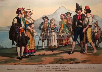 Arte, Folklore, Costumi Popolari: Campagna Romana, Calabria, Puglia, Napoli E Roma