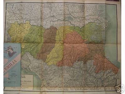 Emilia Romagna, Grande Mappa Stradale, Viabilità: Chioggia, Comacchio, Marche, Veneto