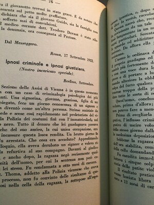 Ipnotismo, Ipnosi, Manuale Per L'Ipnotizzatore: Suggestione, Sonno, Catalessi, 1947