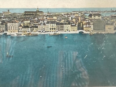 Venezia: Grande Veduta Panoramica Decorativa, Lunga Stampa A Colori Con Cornice