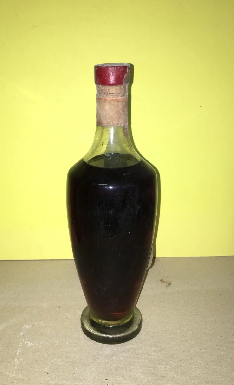 Wine, Enology and Liqueurs in Trieste: Baker Prunella Advertising Bottle