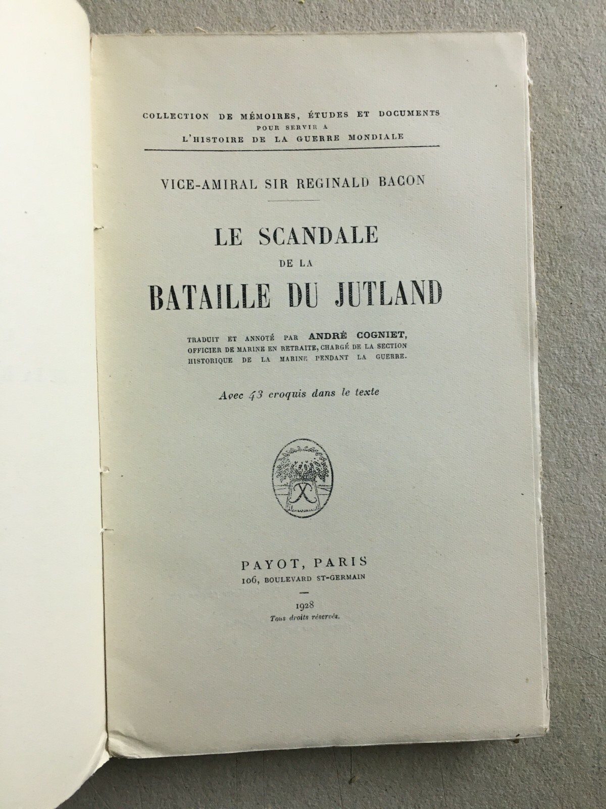 Militaria, Marineria, Ammiragliato Inglese: Lo Scandalo Della Battaglia Dello Jutland