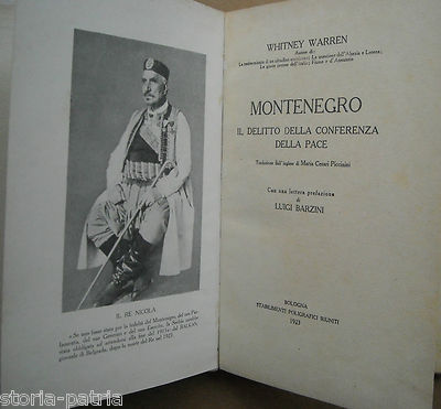 Indipendenza Del Montenegro. Whitney Warren, Re Nicola, Occupazione, America E Alleati, 1923