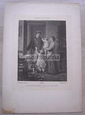 Vita Sociale, Emancipazione Della Donna, Veduta Familiare, Zuber Buhler