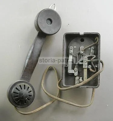 Elettrotecnica, Telefonia, Citofono d'epoca in Bachelite con Suoneria