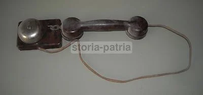 Elettrotecnica, Telefonia, Citofono d'epoca in Bachelite con Suoneria