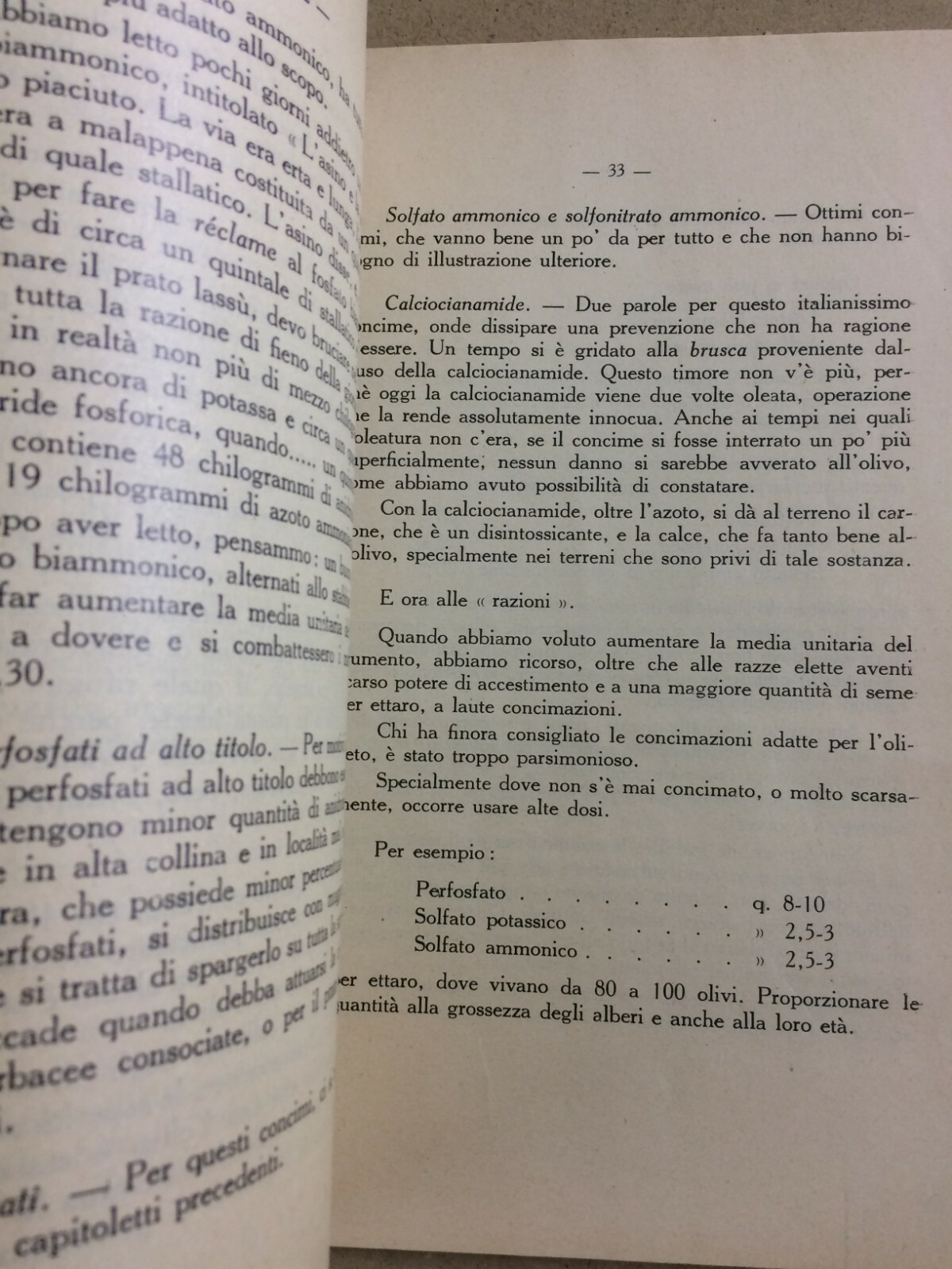 Olivicoltura: Perché E Come Si Deve Concimare L'Olivo (Marinucci, 1933)