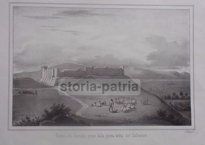 Veduta Del Castello Di Lucera Dalla Punta Del Salvatore