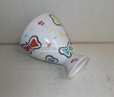 Vaso In Ceramica Coronetti Cunardo Decorazione Farfalle
