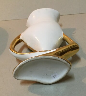 Vaso Soprammobile In Ceramica Con Decoro A Cammeo, Design Metà Novecento