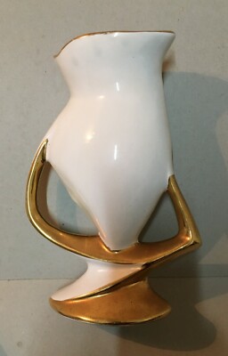 Vaso Soprammobile In Ceramica Con Decoro A Cammeo, Design Metà Novecento