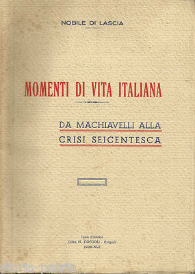 Vita Italiana: Machiavelli, Riforma E Controriforma, 1938