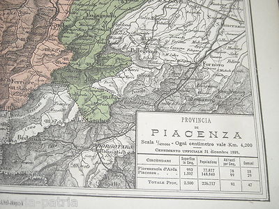 Emilia: Piacenza, Antica Cartografia Di Pavia, Tortona, Borgotaro E Bobbio