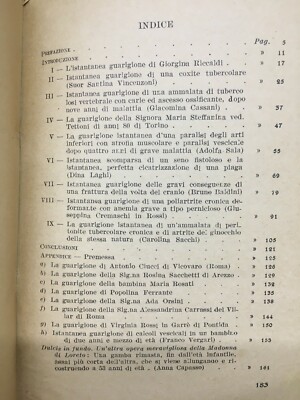 Medicina: Guarigioni Miracolose Di Loreto, Indagine Di Ottaviano Paleani