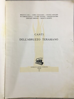 Musica, Folklore E Canzoni Popolari Dell'Abruzzo Teramano, Teramo
