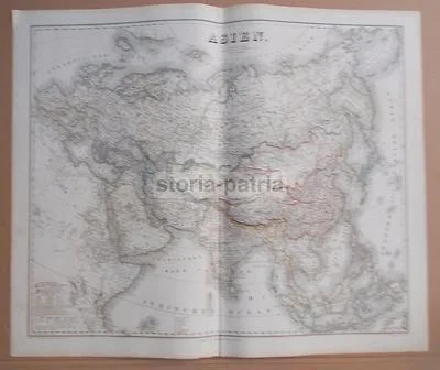 Cartografia Asiatica: India, Cina, Mongolia, Arabia, Sahara, Europa, Italia e Islanda