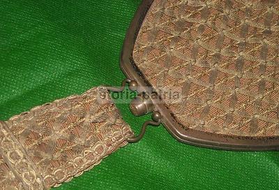 Abbigliamento Moda Femminile, Inusuale Borsetta Vintage Con Lavorazione Artistica
