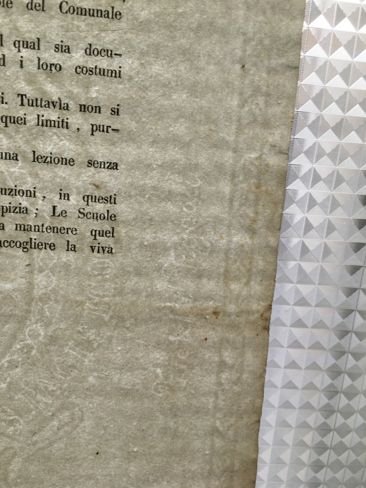 Didattica, Scuola E Scuole Notturne: Marche, Macerata, Lauri, Clementi, Filigranato, 1847