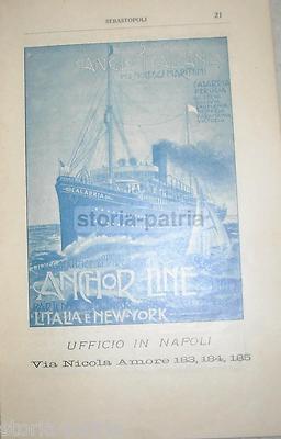 Letteratura Estera: Tolstoi, Sebastopoli. Napoli, 1903. Rarità Editoriale, Pubblicitaria Ed Emigrazione