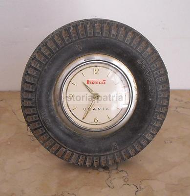 Automobilismo: Pneumatici Pirelli Urania Rolle, Orologio Pubblicitario