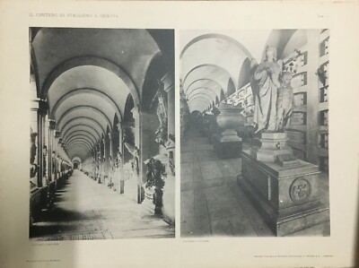 Liguria, Genova: Staglieno. Arte, Scultura, Architettura E Tombe Monumentali   50 Stampe