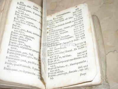 Linguistica, Grammatica E Particelle Latine: De Particulis Latinae Orationis Libellus Di Orazio Torsellino, Milano, Marelli, 1689