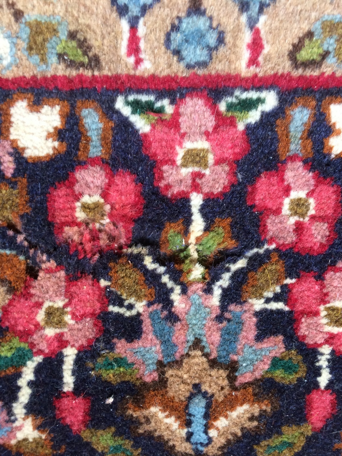 Grande Tappeto Kirman Lavar (Iran)
