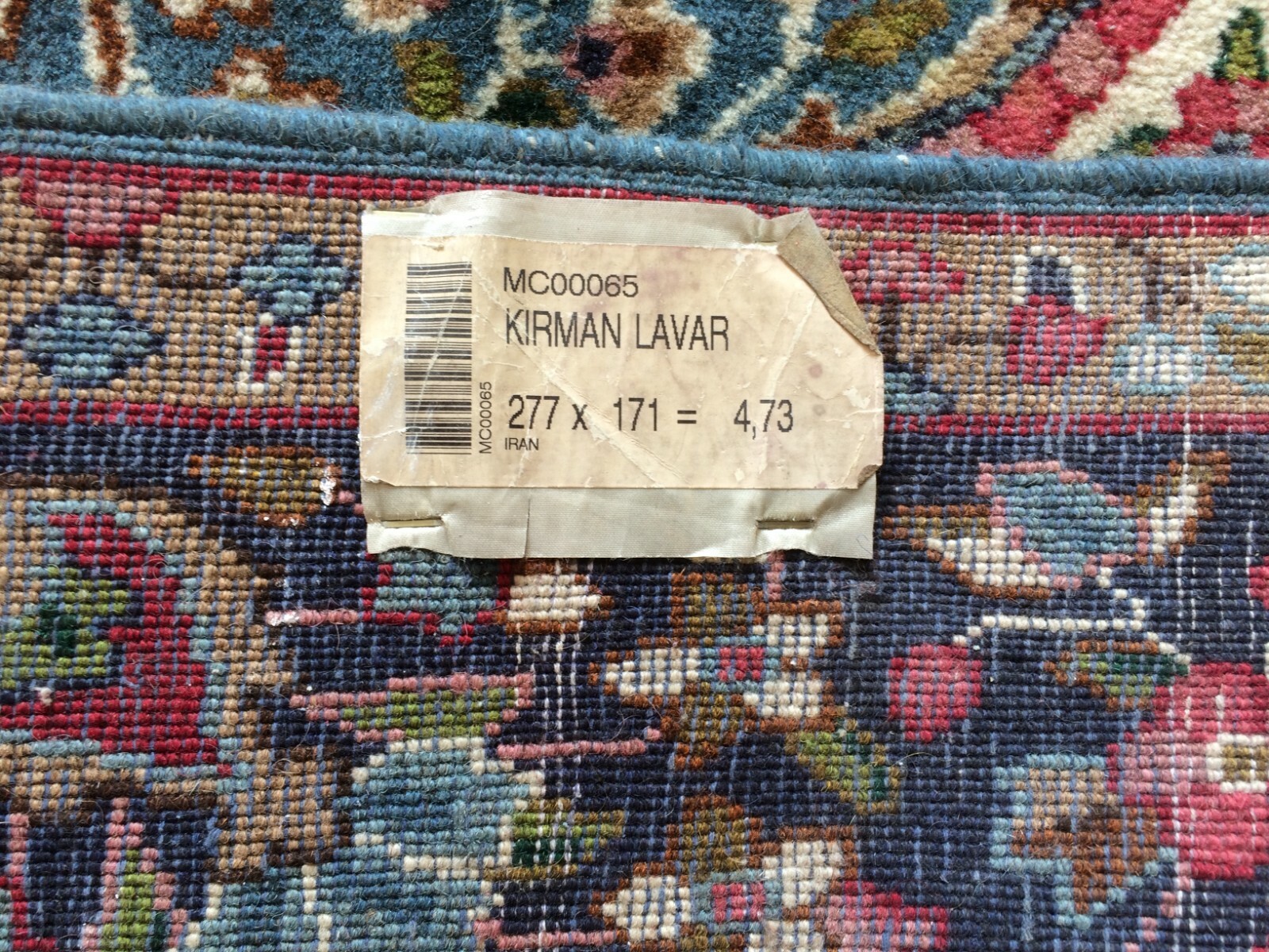 Grande Tappeto Kirman Lavar (Iran)