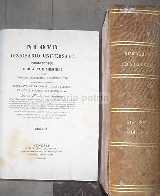 Scienza, Tecnica, Arti E Mestieri. Antica Opera Enciclopedica, 51 Tomi Rilegati, 1830 1854