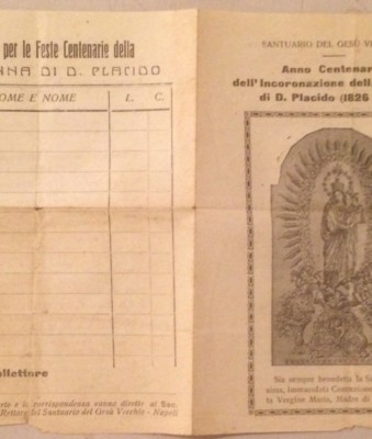Napoli, Stampa Popolare Devozionale: Madonna Di Don Placido, Santa Rita, San Luigi, Luisi