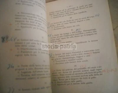 Medicine: Military Health School, Florence. Final Examination Topics, 1902