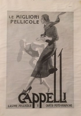Fotografia Sportiva, Lastre Fotografiche Cappelli E Magnesia San Pellegrino, Stampa 1931