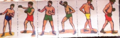 Sport, Boxe, Pugilato, Lotta: Rara Antica Raccolta Di 6 Figurine
