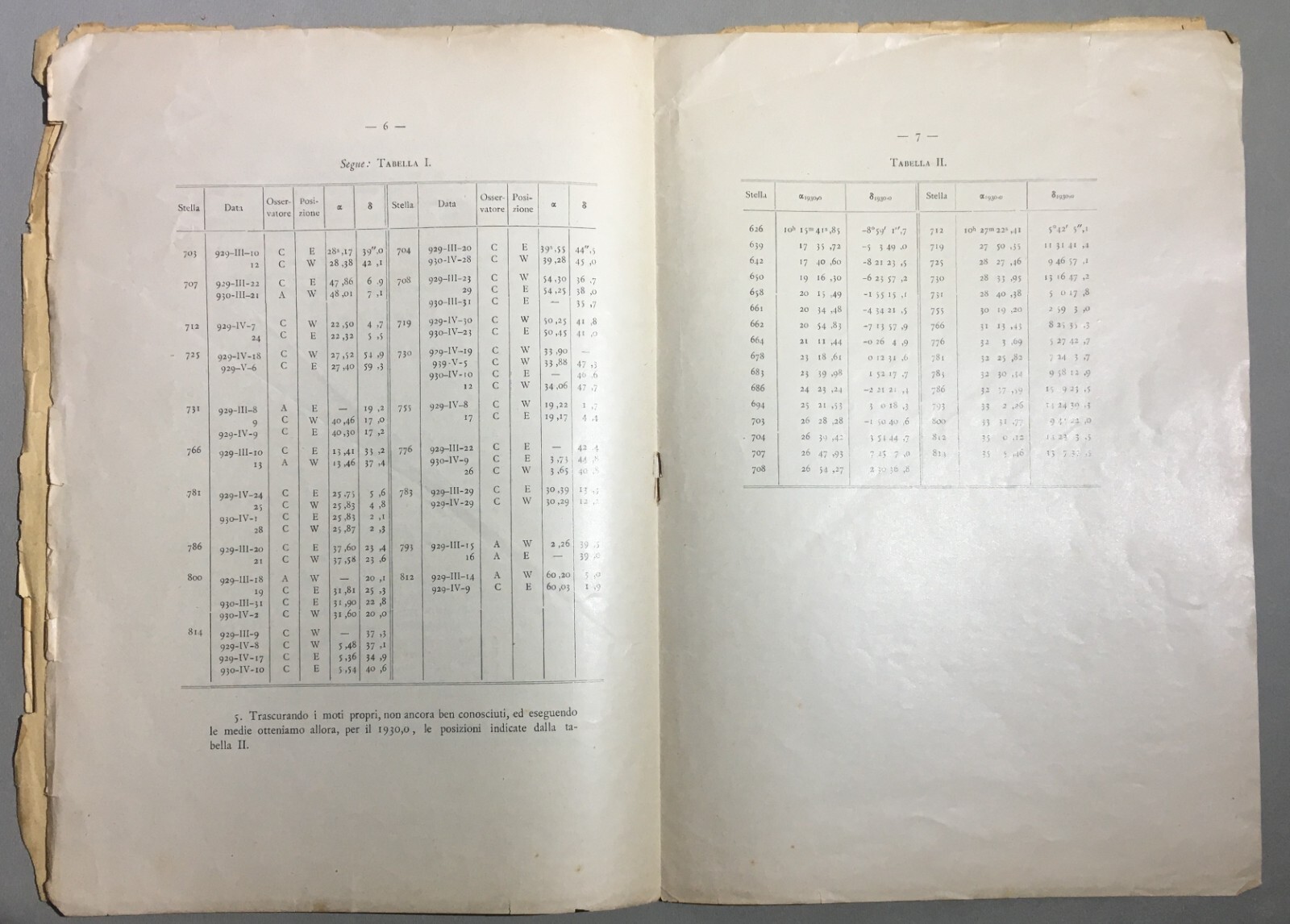 Astronomia Armellini: Osservazioni Meridiane Di Stelle Di Eros   Estratto Del 1931