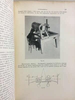 Geodesia, Topografia, Fotogrammetria, Orologi E Astronomia: Volume d'Epoca Di Giovanni Cicconetti