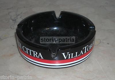 Vecchio Posacenere In Vetro Pubblicitario: Vini Citra Villa Torre