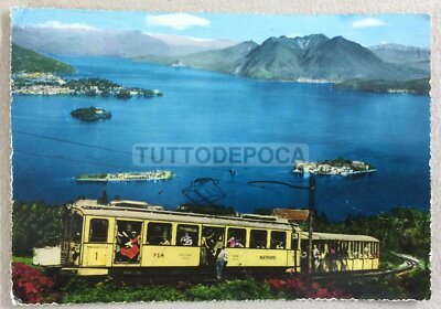 Piemonte, Lago Maggiore, Stresa, Mottarone: Ferrovia E Treno, Inusuale Cartolina, 1963